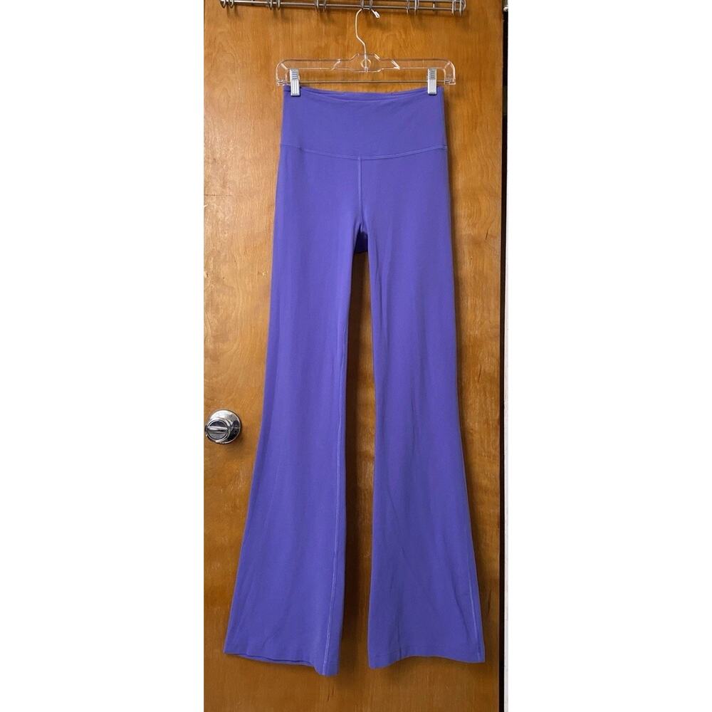 Lululemon Groove Nulu High-Rise Flared Pant Yoga Regular Charged Indigo Size 6